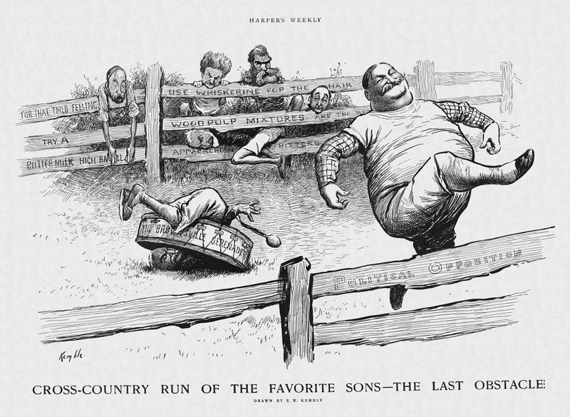 Illustration for article titled A Brief History Of Sports In Political Cartoons